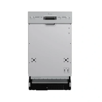 Abbildung von KKT KOLBE teilintegrierbarer Geschirrspüler DW4504ED, 9 l, 10 Maßgedecke, 45cm / Edelstahl AquaStop Salzanzeige Maßgedecke