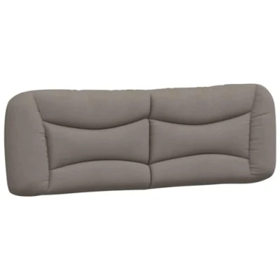 Abbildung von vidaXL Kopfteil Kissen Taupe 160 cm Stoff