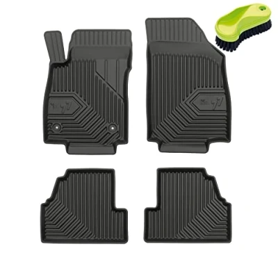 Abbildung von FROGUM No.77 Gummimatten Ganzjahresset von Auto Fußmatten Autofussmatten für Chevrolet Trax 2012 2019, Opel Mokka A X 2019 Langlebiges TPE Material