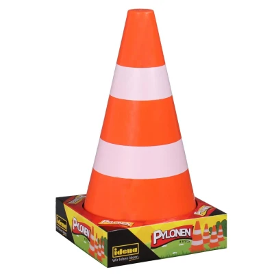 Abbildung von Idena Pylone 40085 Pylonen, 4 Stück, Verkehrshütchen aus Kunststoff, für (4 St)