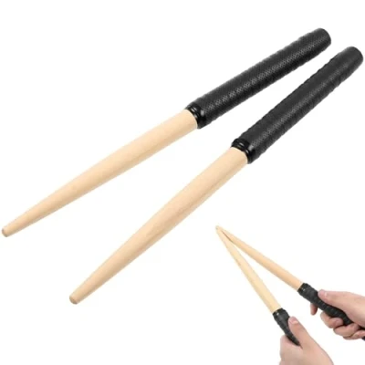 Abbildung von ROSENICE Paar Drumsticks Maibachi von Taiko Drum Master (Schwarz)