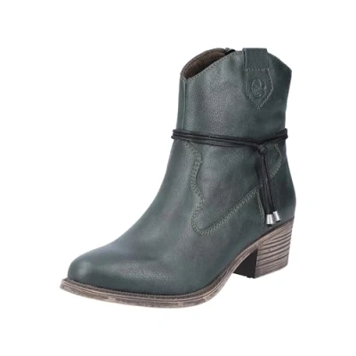 Abbildung von Rieker Westernstiefelette, Cowboyboots, Stiefelette, Blockabsatz, in spitz zulaufender Form