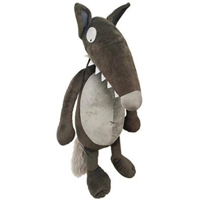 Abbildung von La peluche loup de taille moyenne Nue