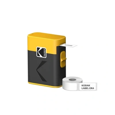 Abbildung von KODAK Label ERA M50 Etikettendruckmaschine, Gelb (Etikettendrucker mit 1 Rolle Sticker Etiketten)