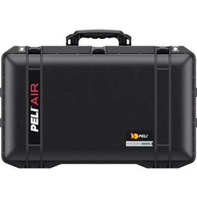 Abbildung von PELI 1555 Air Leichter Schutzkoffer für Kamera Equipment, Wasser und Staubdicht, 36L Volumen, Mit TrekPak Einteilungssystem (Anpassbar), Farbe: Schwarz