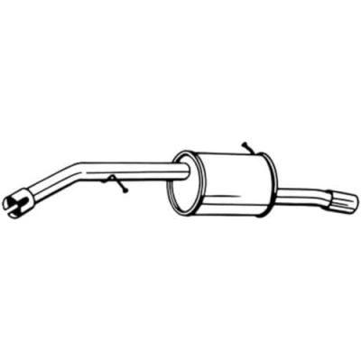 Abbildung von BOSAL 135 249 Endschalldämpfer CITROËN: DS3 Schrägheck