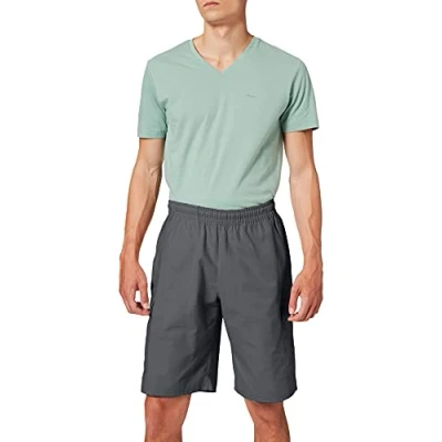 Abbildung von Trigema Herren 615095 Sportshorts, Grau (anthrazit 018), 60 (Herstellergröße: XXL)