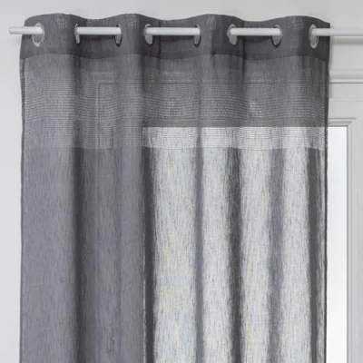 Abbildung von Atmosphera Gardine Grau 140x240 cm