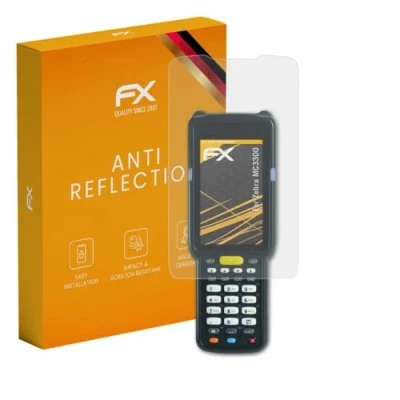 Abbildung von atFoliX Panzerfolie kompatibel mit Zebra MC3300 Schutzfolie, entspiegelnde und stoßdämpfende FX Folie (3X)