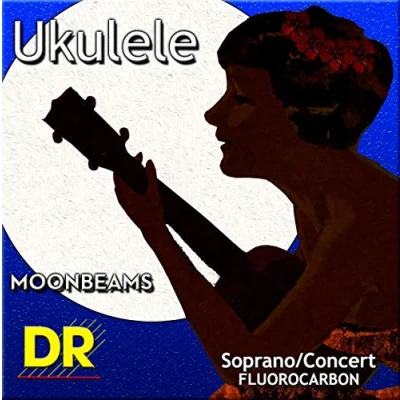 Abbildung von DR Strings Moonbeams Ukulele Clear Fluorocarbon String Set Soprano &amp; Concert