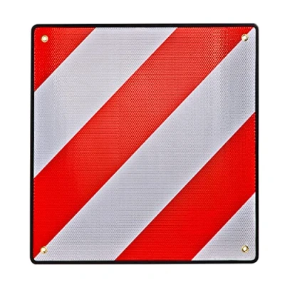 Abbildung von PKW Anhänger Wohnwagen Warntafel Alu 2 in 1 für Italien und Spanien 50 x cm