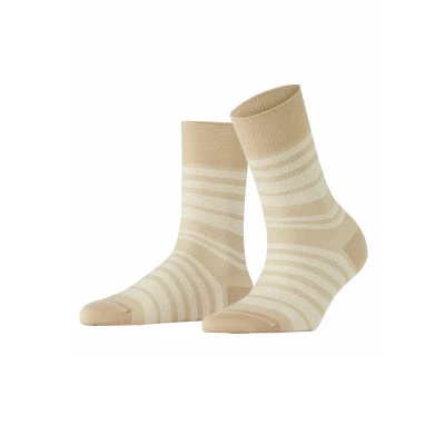 Abbildung von Falke Sunset Stripe Socken, Damen, Größe: 35 38, Pearl