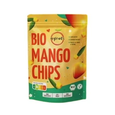 Abbildung von myfruits Bio Mango, Gefriergetrocknete Früchte, 300g, Fruchtchips, ohne Zusätze, 100% und getrocknete Früchte für Müsli oder Snack…