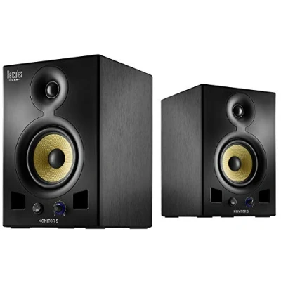 Abbildung von Hercules Monitor 5 Paar aktive Bi amplified Lautsprecher 2 x 80 Watt
