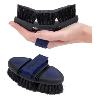 Abbildung von Animalon Kurzhaar Bürste für Hunde Fellwechsel Helfer beim Hund Hundebürste mit innovative schonende Fellpflege (Kardätsche, Blau) (Blau, Kardätsche klein)