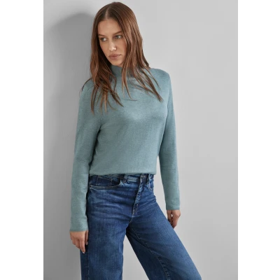 Abbildung von Street One Rollkragen Strickpullover, Damen, Größe: 46, Blau