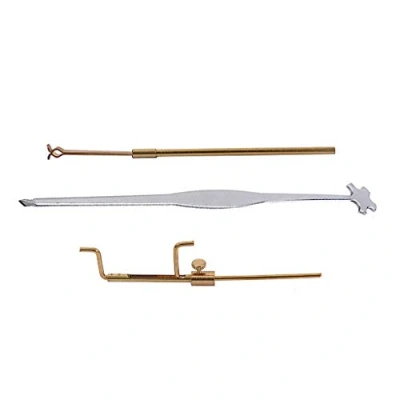 Abbildung von Alnicov Violinen Gitarrenbauer Reparatur Set, Schall Pfostenlehre &amp; Retriever Clip Setter