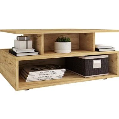 Abbildung von VCM Couchtisch Holz Sofatisch Wohnzimmertisch Esila