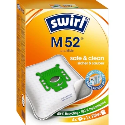 Abbildung von Swirl Staubsaugerbeutel &quot;M 52&quot;, (Packung), 4er Pack