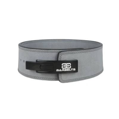 Abbildung von Barbelts Lever belt 10mm Grijs powerlift riem