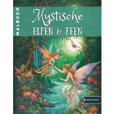 Abbildung von Mystische Elfen &amp; Feen Malbuch für Erwachsene und Jugendliche: 50 märchenhafte Ausmalbilder mit fantasievollen Motiven kreative entspannende Momente