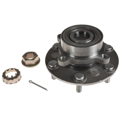 Abbildung von BLUE PRINT ADC48254 Radlagersatz Vorderachse mit Anbaumaterial Radlager in Radnabe integriert, 91 Kegelrollenlager MITSUBISHI: PAJERO 4