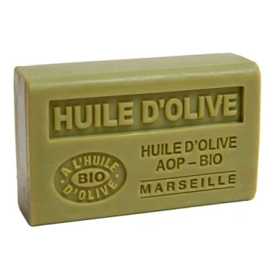 Abbildung von Label Provence Nature Savon de Marseille Französische Seife aus reinem Bio Olivenöl und Sheabutter Duft 125 g Riegel