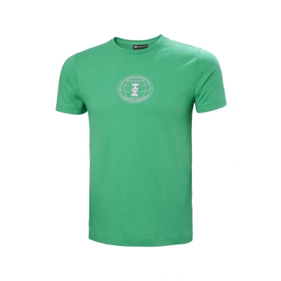 Abbildung von Helly Hansen CORE Graphic T Tshirt print, Herren, Größe: Medium, Bright green