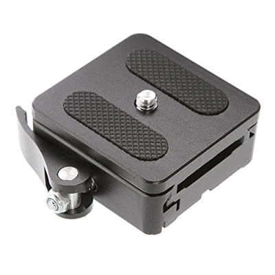 Abbildung von Hersmay P50 Clamp QR Schnellwechselplatte Adapter Universal Fit Arca Swiss Standard für Stativ Kugelkopf