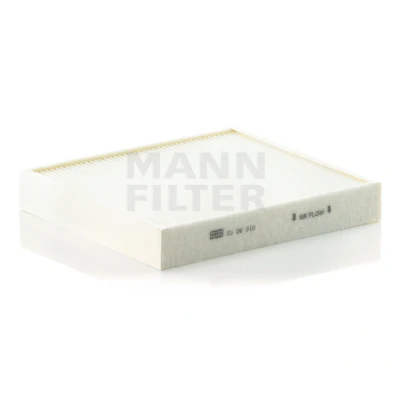 Abbildung von MANN FILTER CU 26 010 Innenraumfilter Partikelfilter 254 224 36 SKODA: Fabia III Kombi, Roomster, Schrägheck, AUDI: A1 Schrägheck