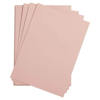 Abbildung von Clairefontaine 90783C Packung mit 25 Bogen Zeichenpapier Etival Color, DIN A3, 29,7 x 42cm, 160g, 1 Pack Dunkelrosa