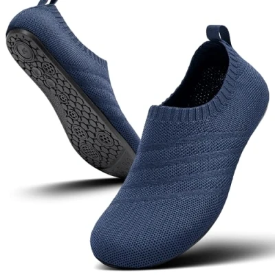 Abbildung von Sosenfer Hausschuhe Damen Herren Leichte hüttenschuhe rutschfest Flache Pantoffeln home cozy slippers Unisex SHENLAN 47