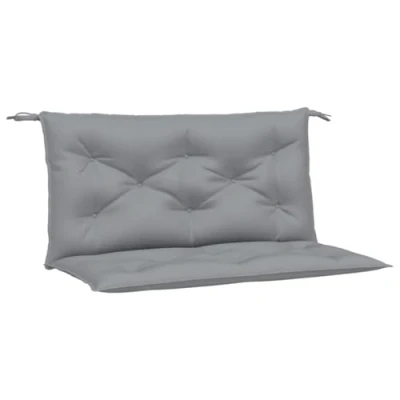 Abbildung von vidaXL Sitzauflage Gartenbank Auflagen 2 Stk. Grau 100x50x7 cm Oxford Gewebe, (2 St)