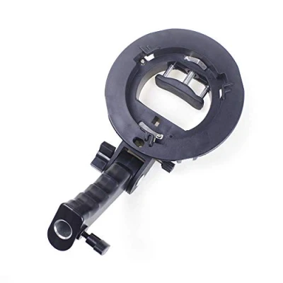 Abbildung von ANGEEK Photography Accessories Handheld Grip S Type Flash Bracket Bowens Mount Holder for Speedlite Light Stand Softbox