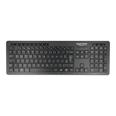 Abbildung von Delock USB Tastatur 2,4 GHz kabellos schwarz Lautlos 12004