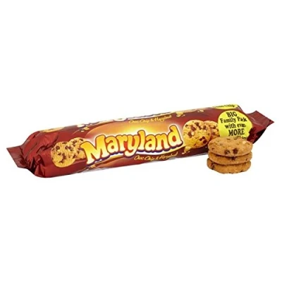 Abbildung von Maryland Choc Chip &amp; Haselnüsse Cookies 230G (Packung mit 6)