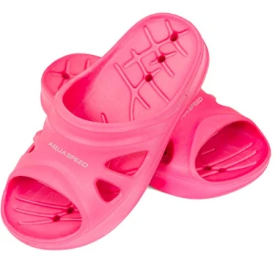 Abbildung von Aqua Speed Badelatschen FLORIDA + Mikrofaserhandtuch Damen Herren Kinder Badepantolette