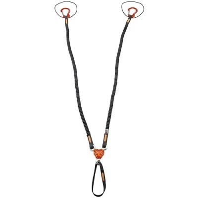 Abbildung von C.A.M.P. Unisex Adult X GYRO Leash, Schwarz/Orange, 92/147 cm