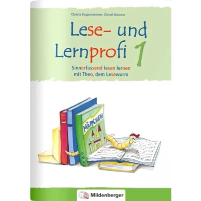 Abbildung von Lese und Lernprofi 1 Arbeitsheft silbierte Ausgabe: Sinnerfassend lesen lernen mit Theo, dem Lesewurm, Klasse (Lese Lernprofi: blau/rot silbiert)