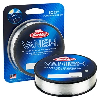 Abbildung von Berkley Vanish Fluorocarbon Angelschnur &amp; Vorfachmaterial (alle Modelle Größen)