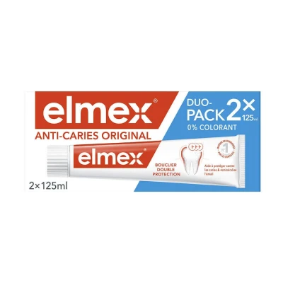 Abbildung von Elmex dentifrice anti caries 2 x 125 ml
