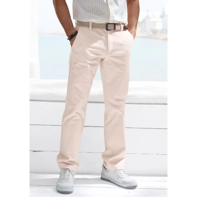 Abbildung von John Devin Chinohose &quot;regular fit, lange Oxford Hose&quot;, aus elastischer Baumwoll Qualität