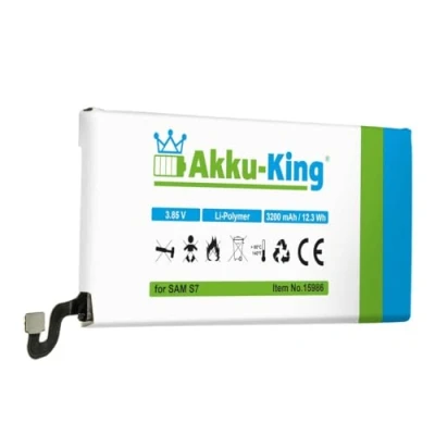 Abbildung von Akku King kompatibel mit Samsung EB BG930ABA, BG930ABE Li Polymer 3200mAh für Galaxy S7, S7 Duos, XLTE