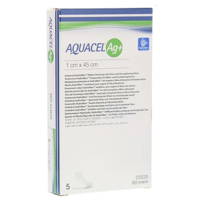 Abbildung von Aquacel Ag+ 1x45 cm Tamponaden 5 St