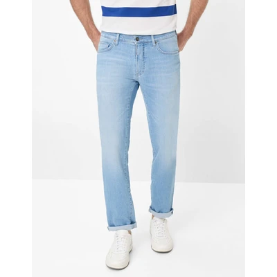 Abbildung von BRAX Style Chuck Jeans Straight Leg, Herren, Größe: 33x30, Light blue used