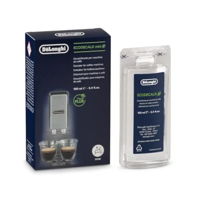 Abbildung von DeLonghi 5513295981 Entkalker für Trinkwassergeräte Kaffeemaschine ecodecalk 100ML (eu west / tr ar he)