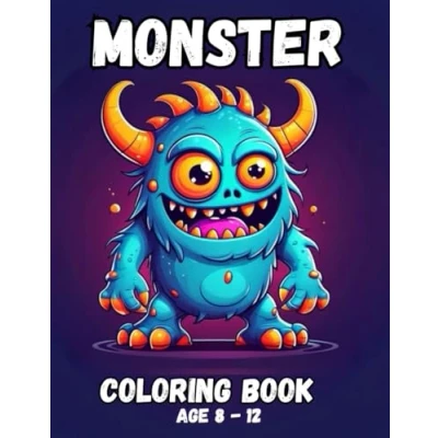Abbildung von Monster coloring Book: Awesome Book for kids Age 8 12