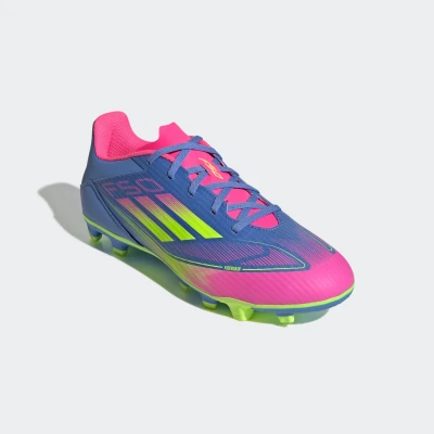Abbildung von adidas Performance F50 CLUB Fußballschuh Nocken, Herren, Größe: 43 1/3, Blue fusion/lucid lemon/lucid pink Schuhe