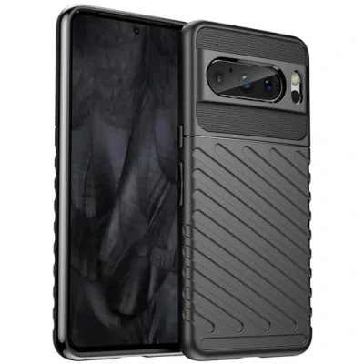 Abbildung von Verco Handyhülle für Google Pixel 8 Pro Hülle, Stoßfest Thunder Case Schutzhülle, Schwarz