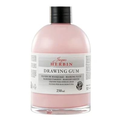 Abbildung von Jacques Herbin 18999T Flasche Maskierflüssigkeit/Drawing gum, 250ml, Naturlatex, für Aquarell und Illustrationen, 1 Stück